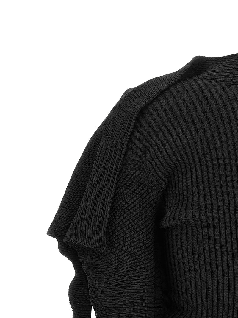 Issey Miyake Prance Black Polyester Blouse