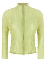 Issey Miyake Bicolor Polyester Cardigan