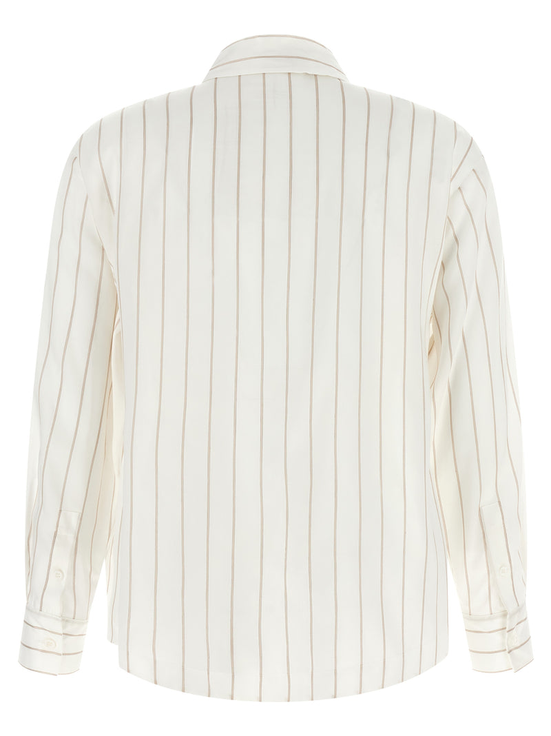 Peserico Beige Lyocell Blouse - Elegant Italian Design