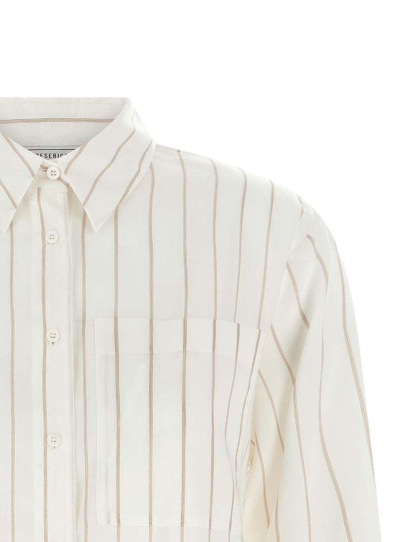 Peserico Beige Lyocell Blouse - Elegant Italian Design