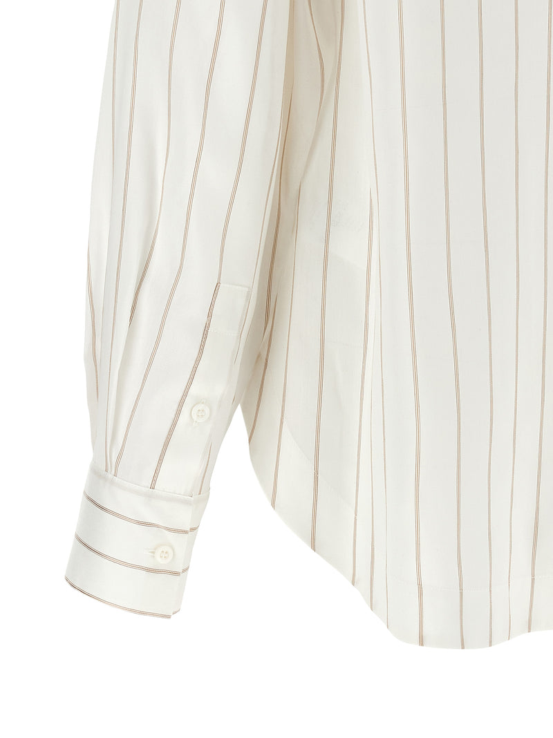 Peserico Beige Lyocell Blouse - Elegant Italian Design