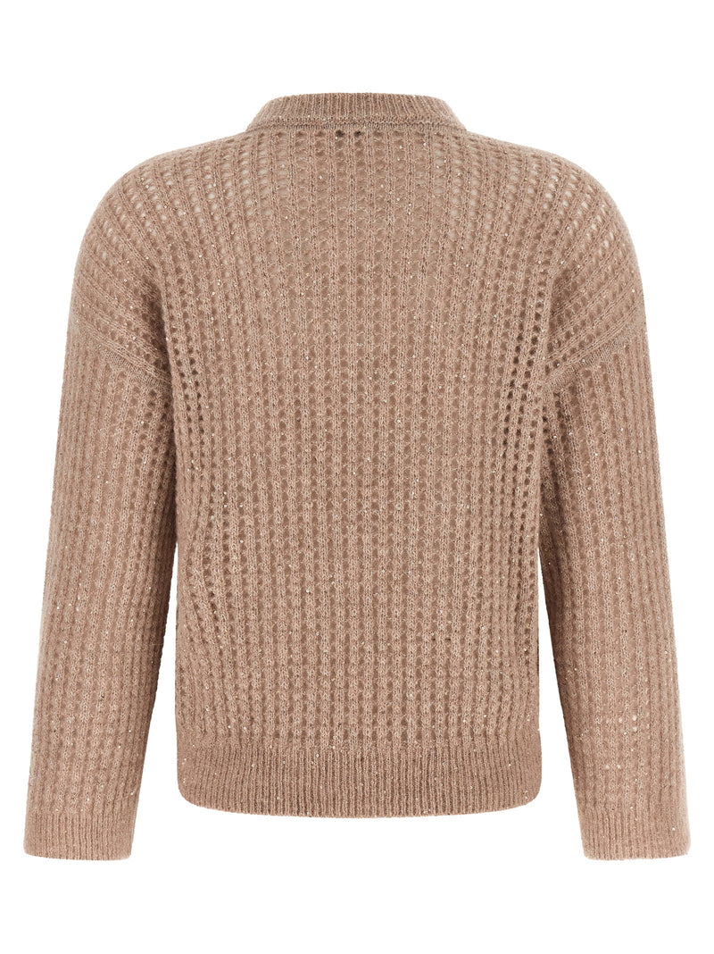 Peserico Beige Polyamide Cardigan - Luxurious Winter Wear