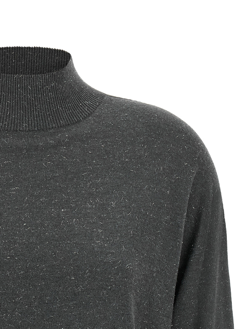 Peserico Gray Virgin Wool Cardigan - Elegant Winter Essential