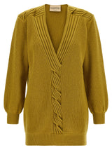Valentino Garavani Multicolor Virgin Wool Cardigan