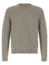 Valentino Garavani Gray Virgin Wool Cardigan