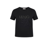Liu Jo Black Cotton T-Shirt