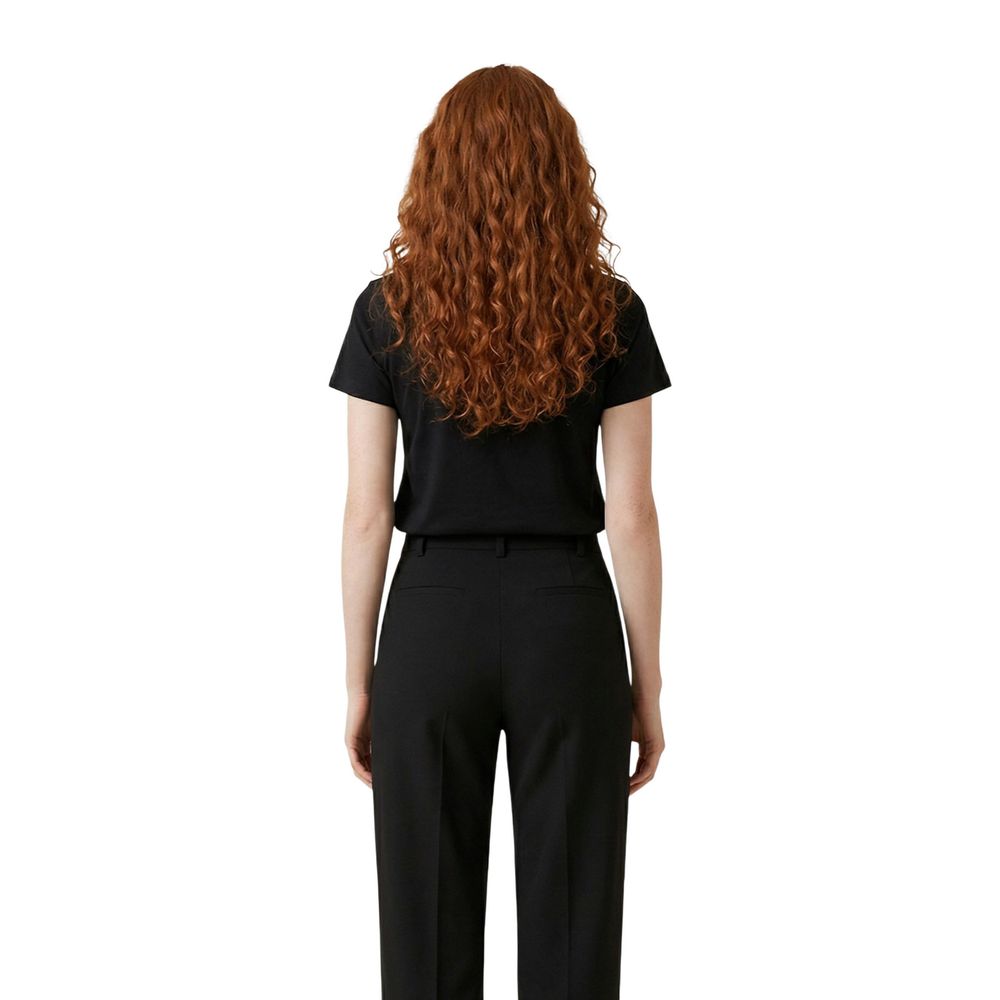 Liu Jo Black Cotton T-Shirt