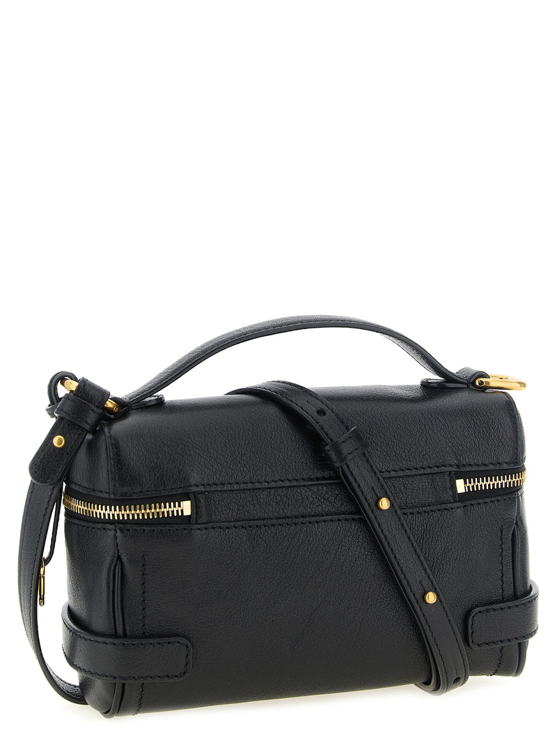 Chloé Vanity Paddington Black Buffalo Leather Shoulder Bag