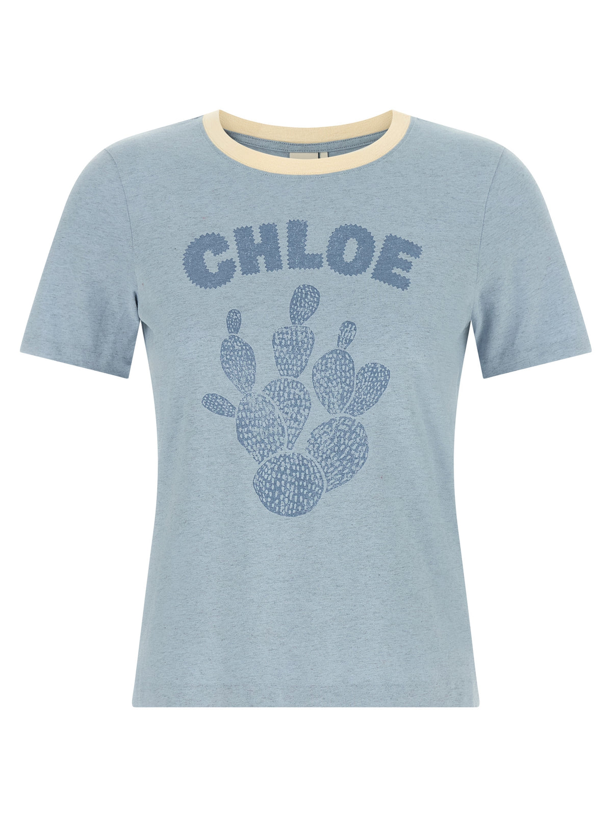 Chloé Blue Cotton T-Shirt