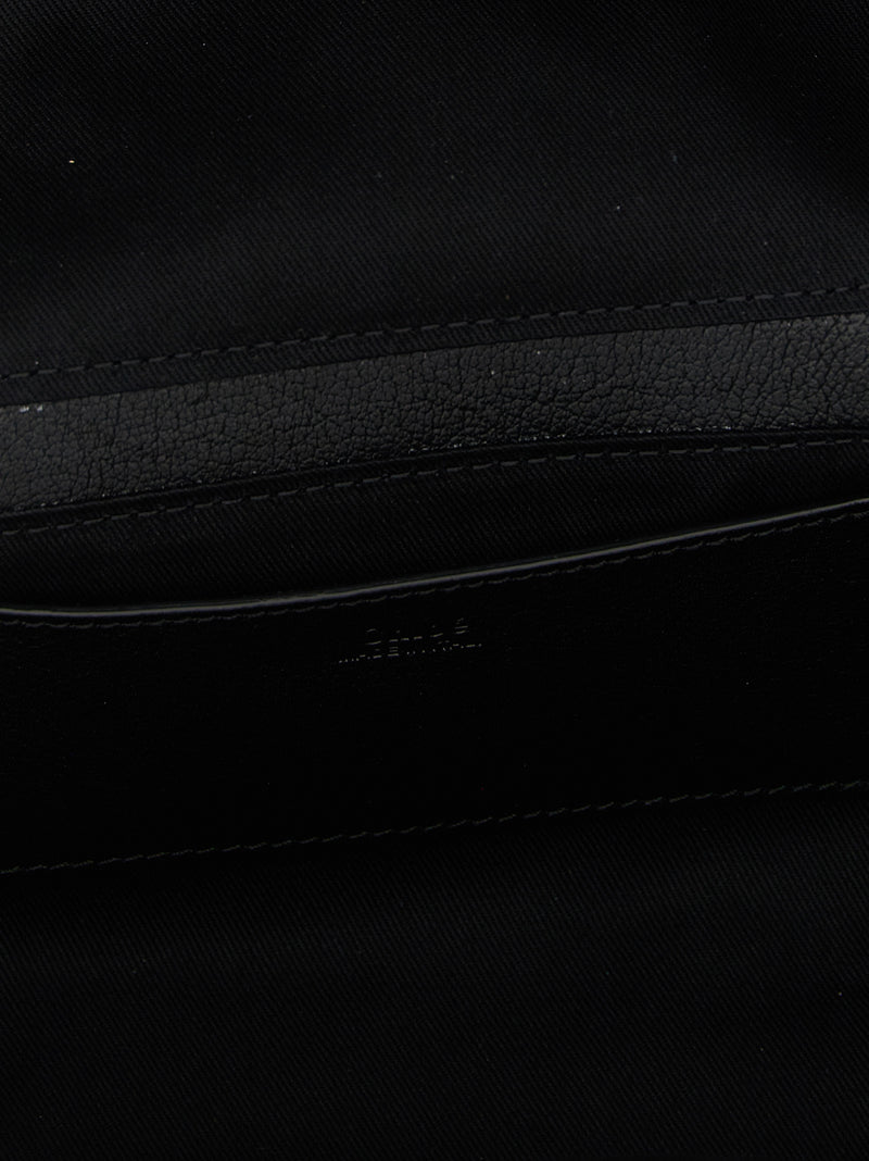 Chloé Vanity Paddington Black Buffalo Leather Shoulder Bag