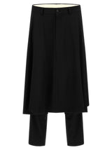 Comme Des Garçons Black Wool Dress Pants