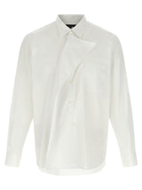 Comme Des Garçons White Cotton Blouse