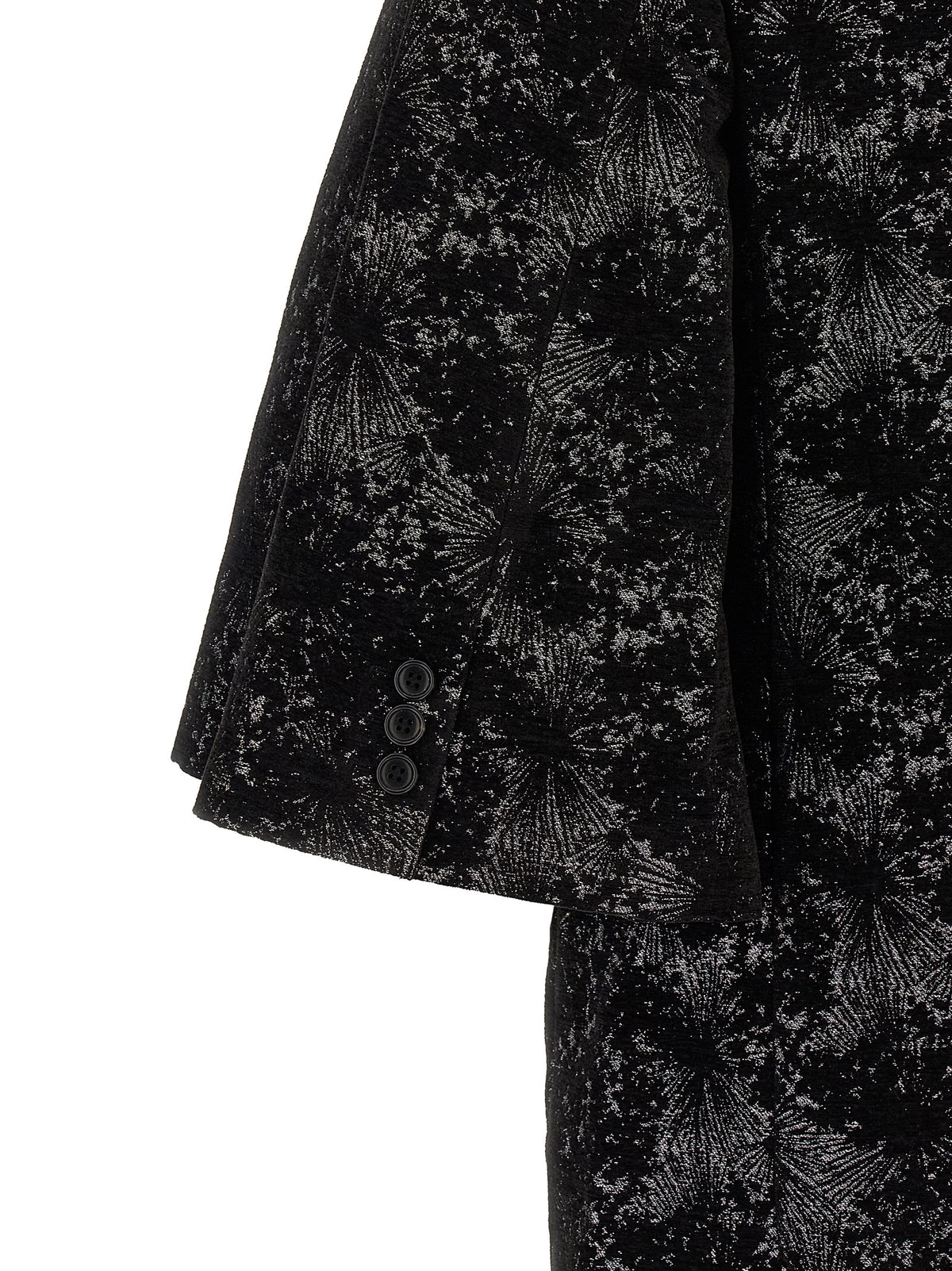Comme Des Garçons Black Polyester Blazer