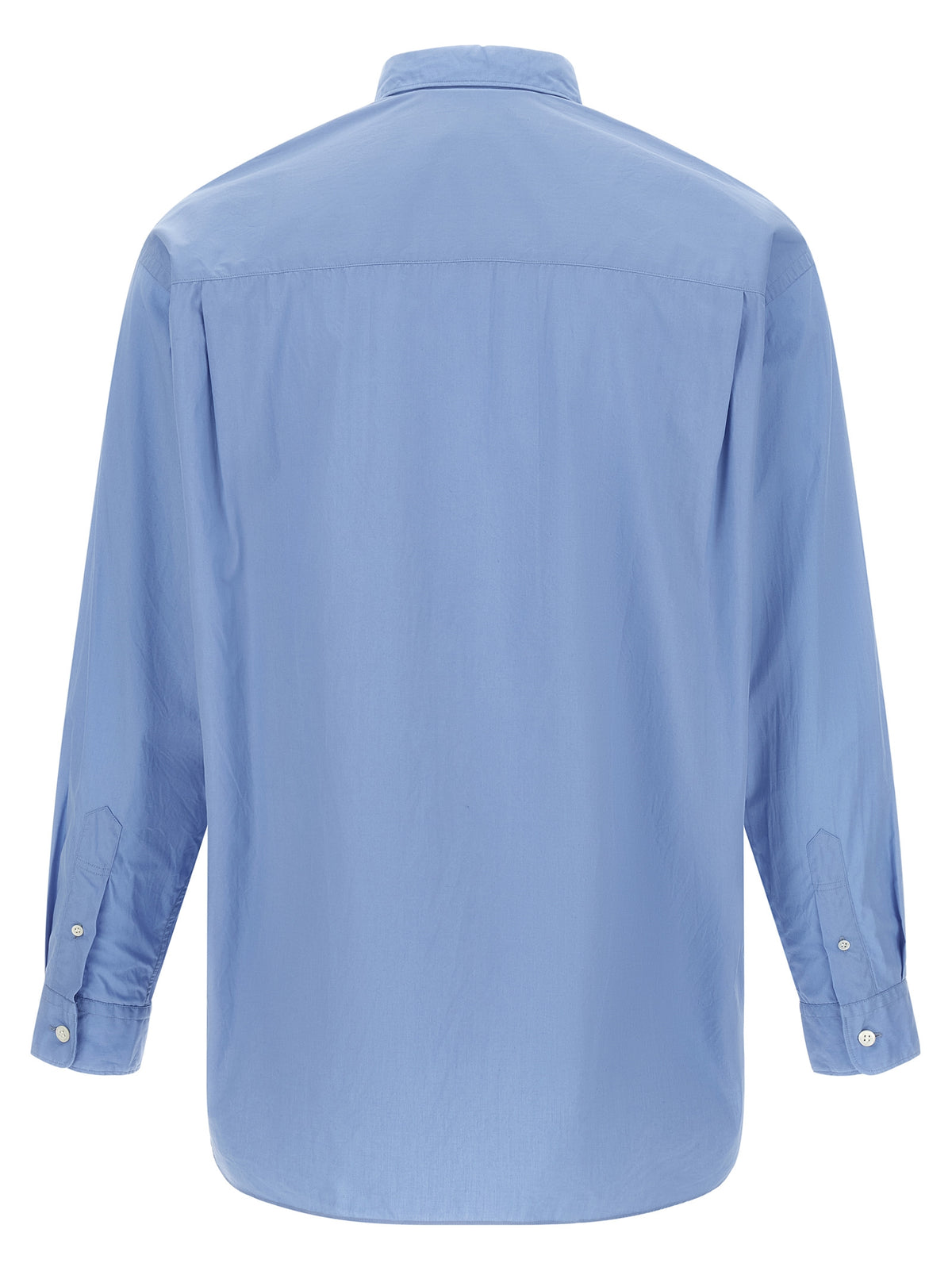 Comme Des Garçons Blue Cotton Blouse