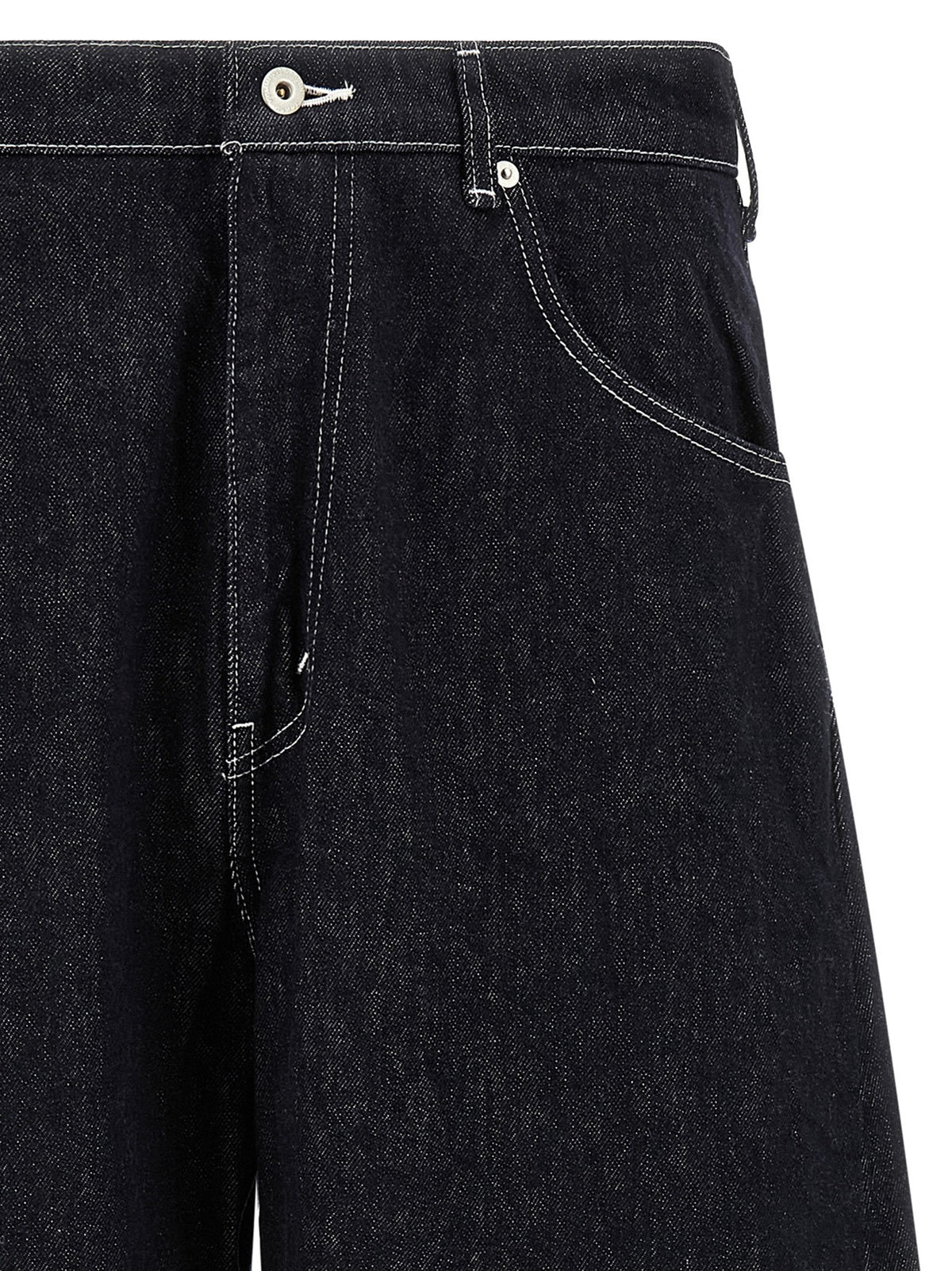 Comme Des Garçons Blue Cotton Jeans Denim