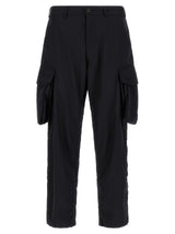 Comme Des Garçons Blue Polyester Cargo Pants