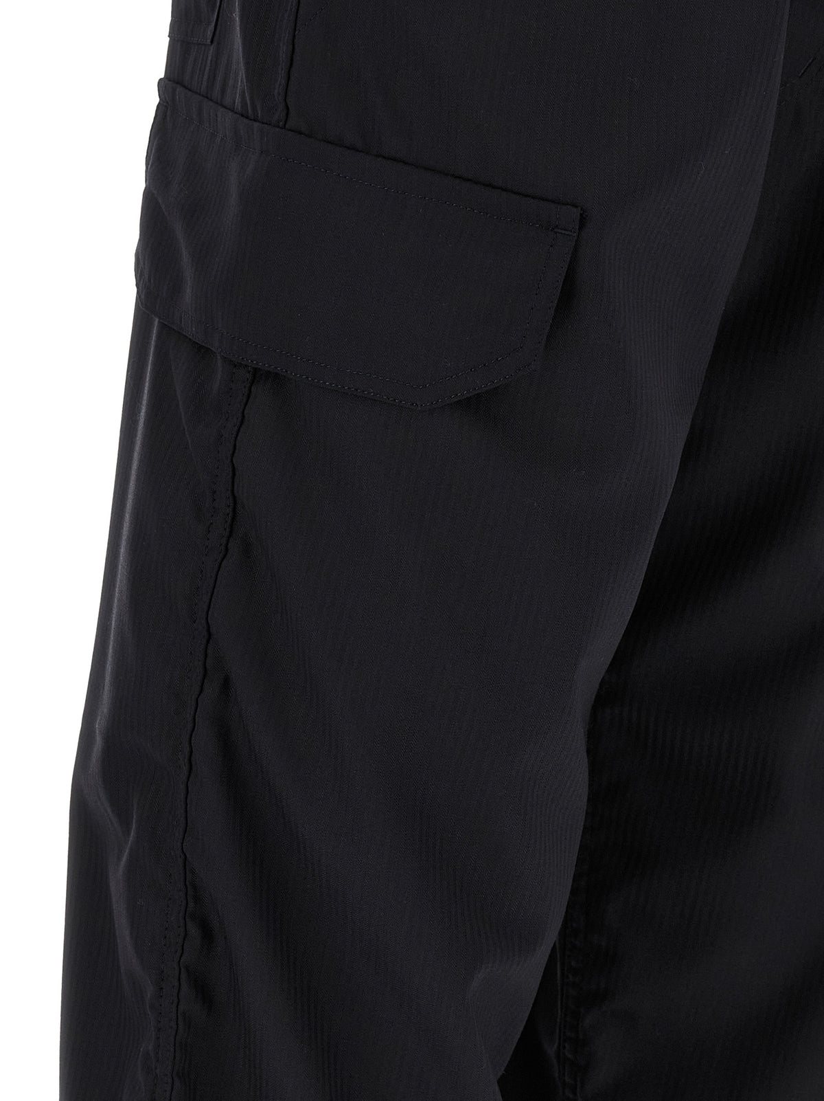 Comme Des Garçons Blue Polyester Cargo Pants