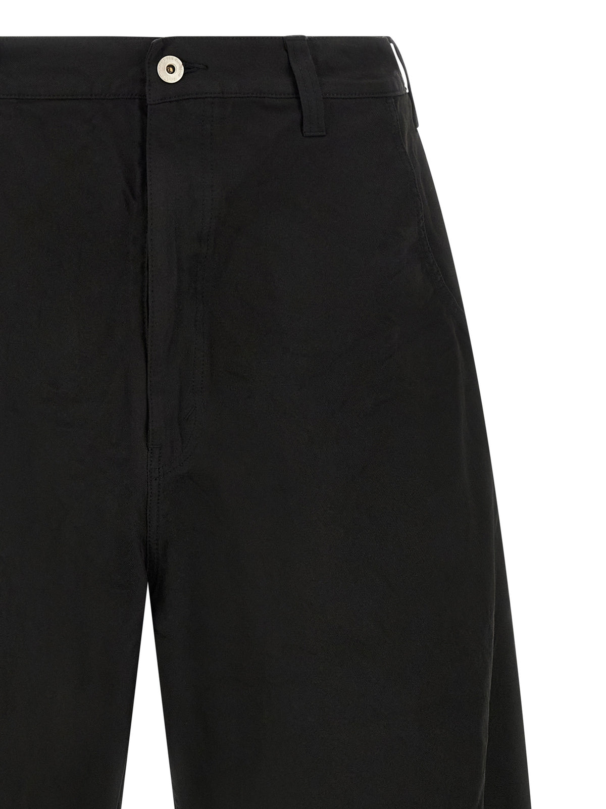 Comme Des Garçons Black Polyester Casual Pants