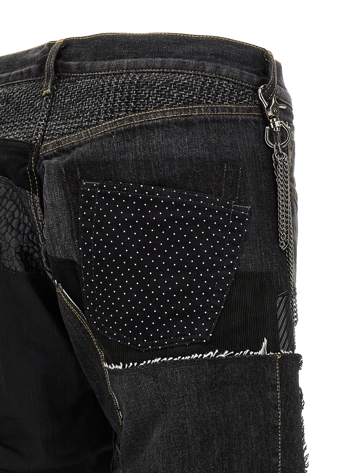 Junya Watanabe Blue Cotton Jeans Denim