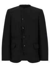 Comme Des Garçons Black Wool Blazer