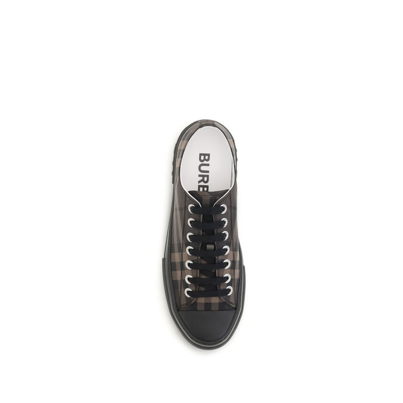 Burberry Jack Check Brown Polyamide Chunky Sneakers