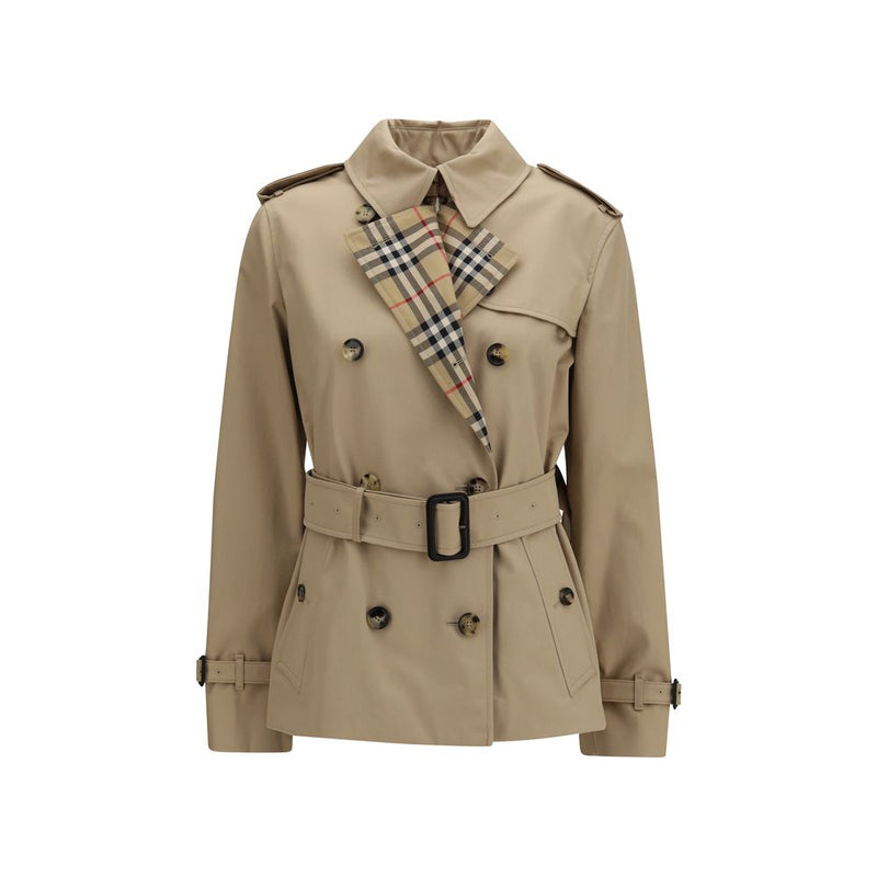 Burberry Lakefield Beige Cotton Trench Coat for Women