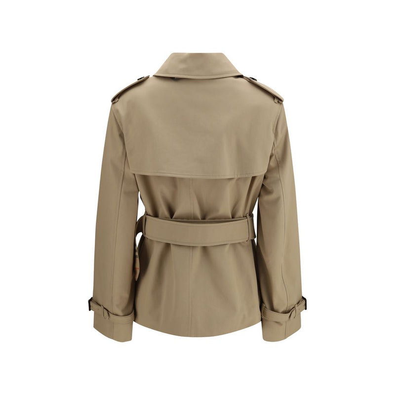 Burberry Lakefield Beige Cotton Trench Coat for Women