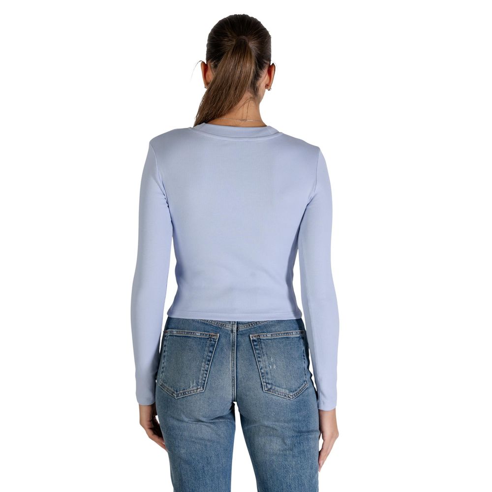 Calvin Klein Jeans Blue Cotton Long Sleeve T-Shirt