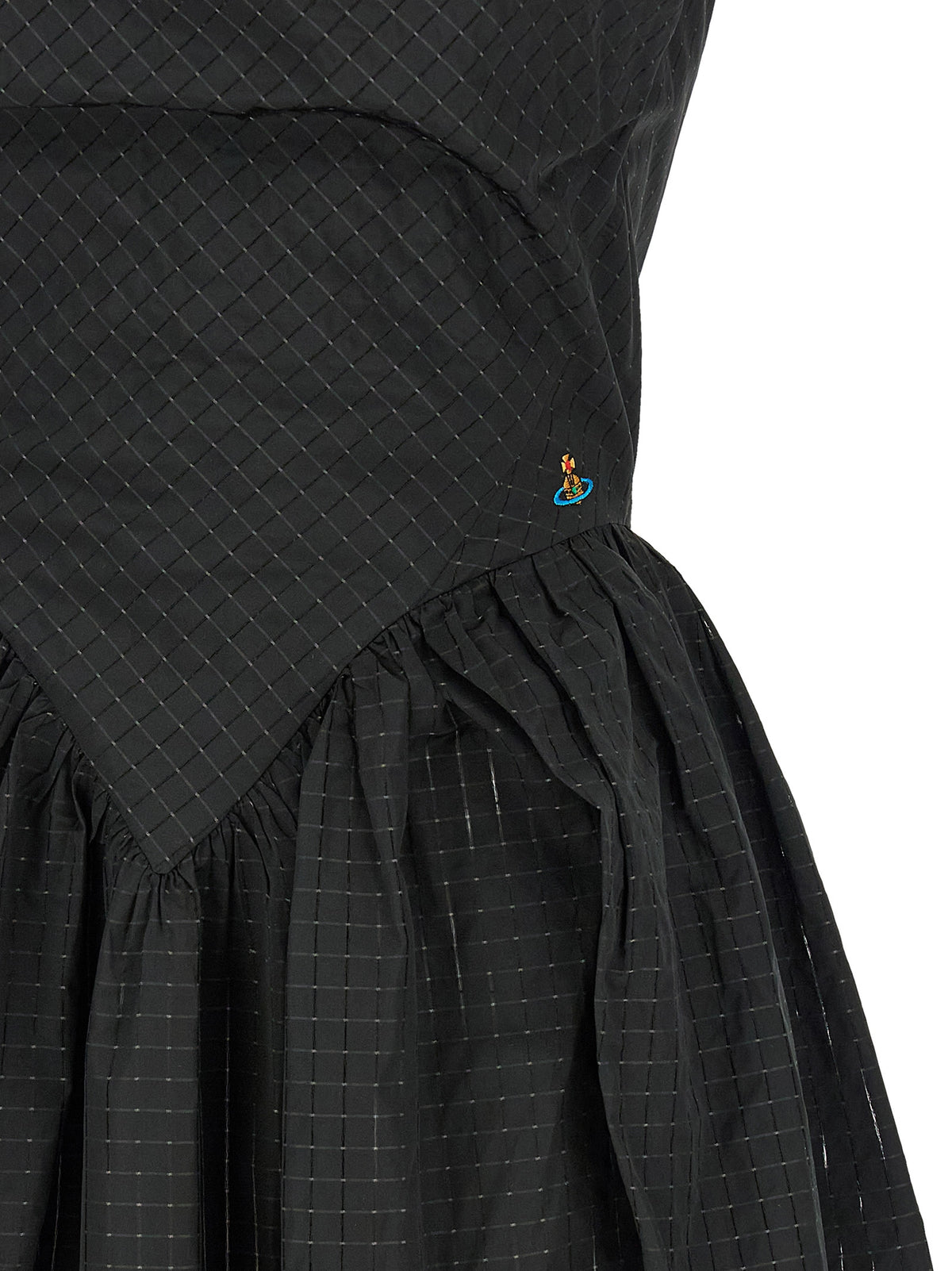 Vivienne Westwood Black Polyester Midi Dress