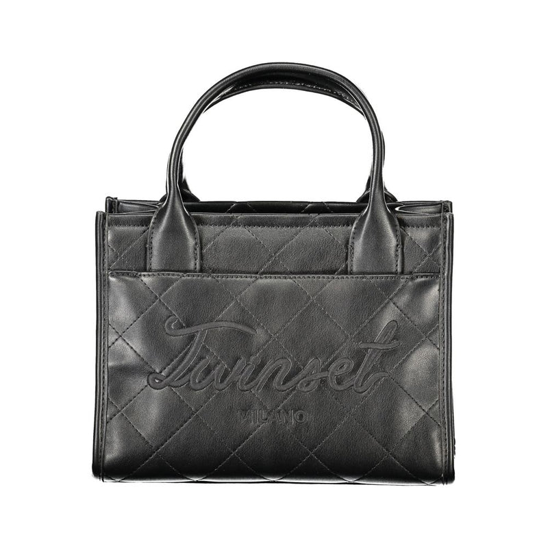 Twinset Black Polyurethane Women's Tote Bag