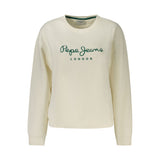 Pepe Jeans White Cotton Blend Women's Sweatshirt