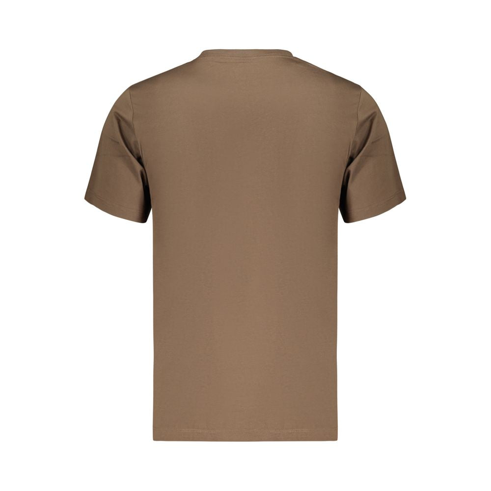 The North Face Brown Cotton Men's T-Shirt