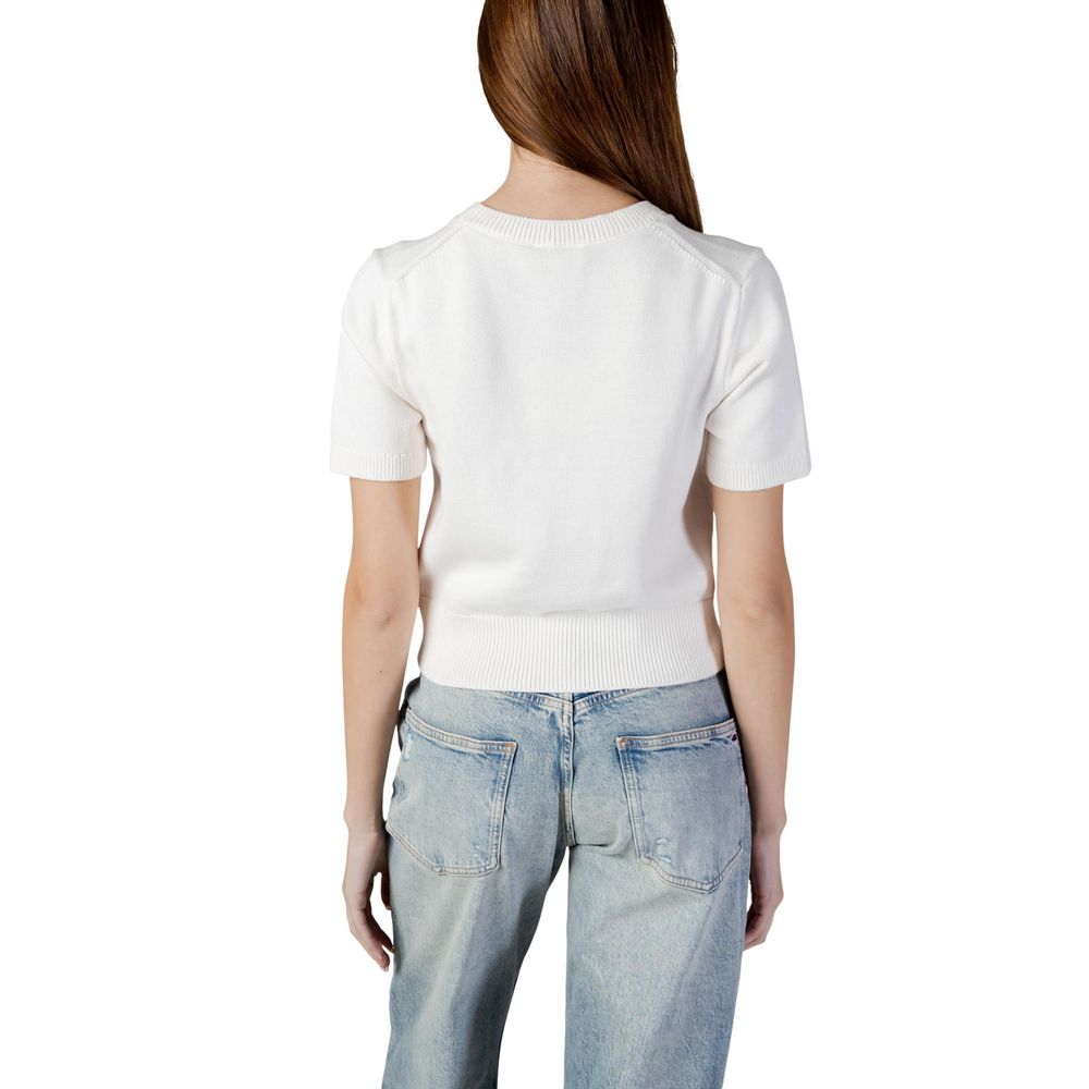 Calvin Klein Jeans Beige Cotton Sweatshirt