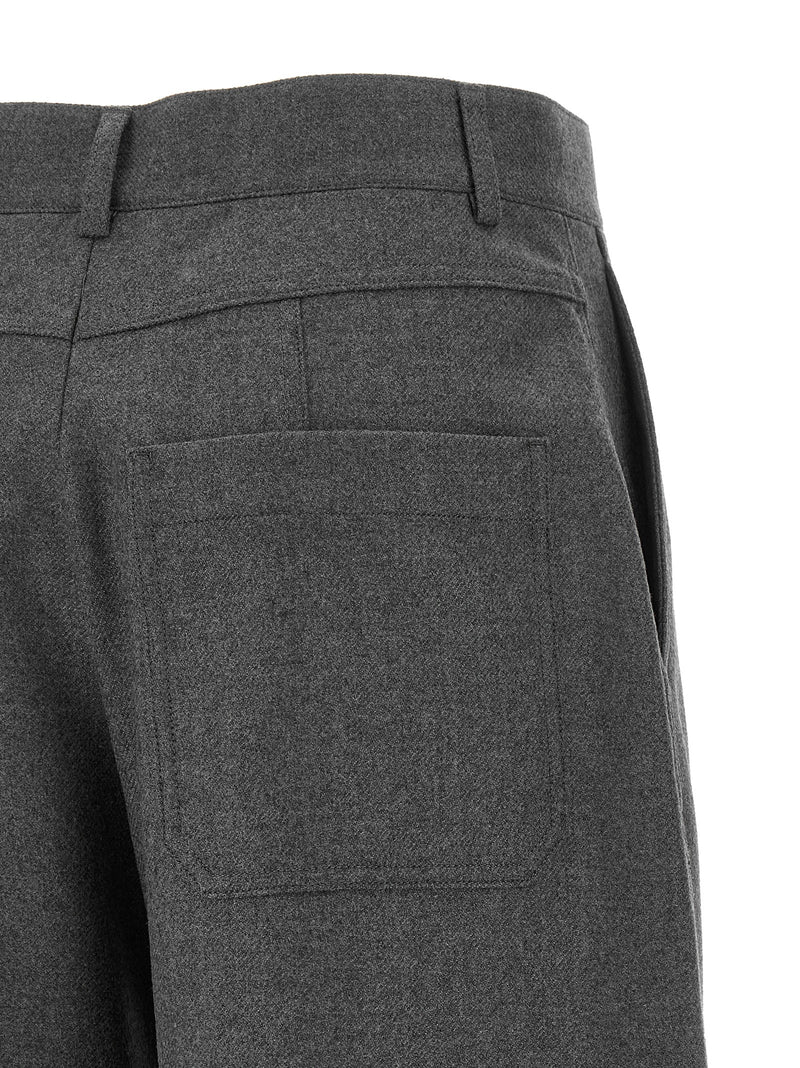 Armarium Siro Gray Virgin Wool Casual Pants