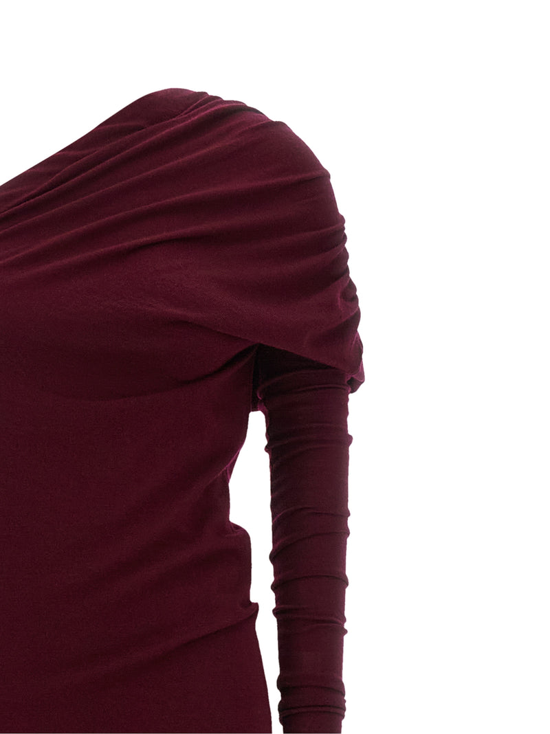 Armarium Marcella Bordeaux Merino Wool Long Dress