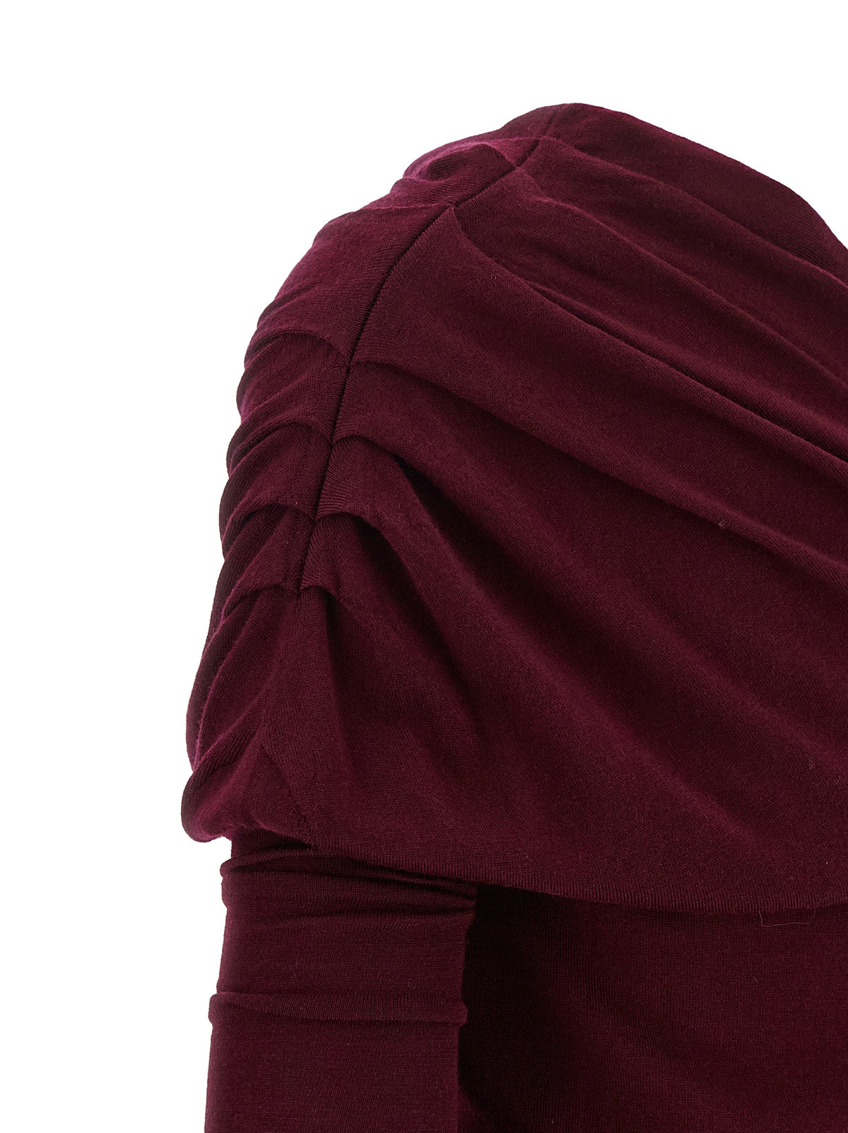 Armarium Bordeaux Merino Wool Long Dress