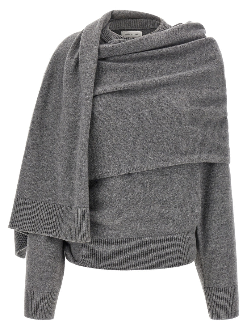 Armarium Alida Gray Wool and Cashmere Cardigan