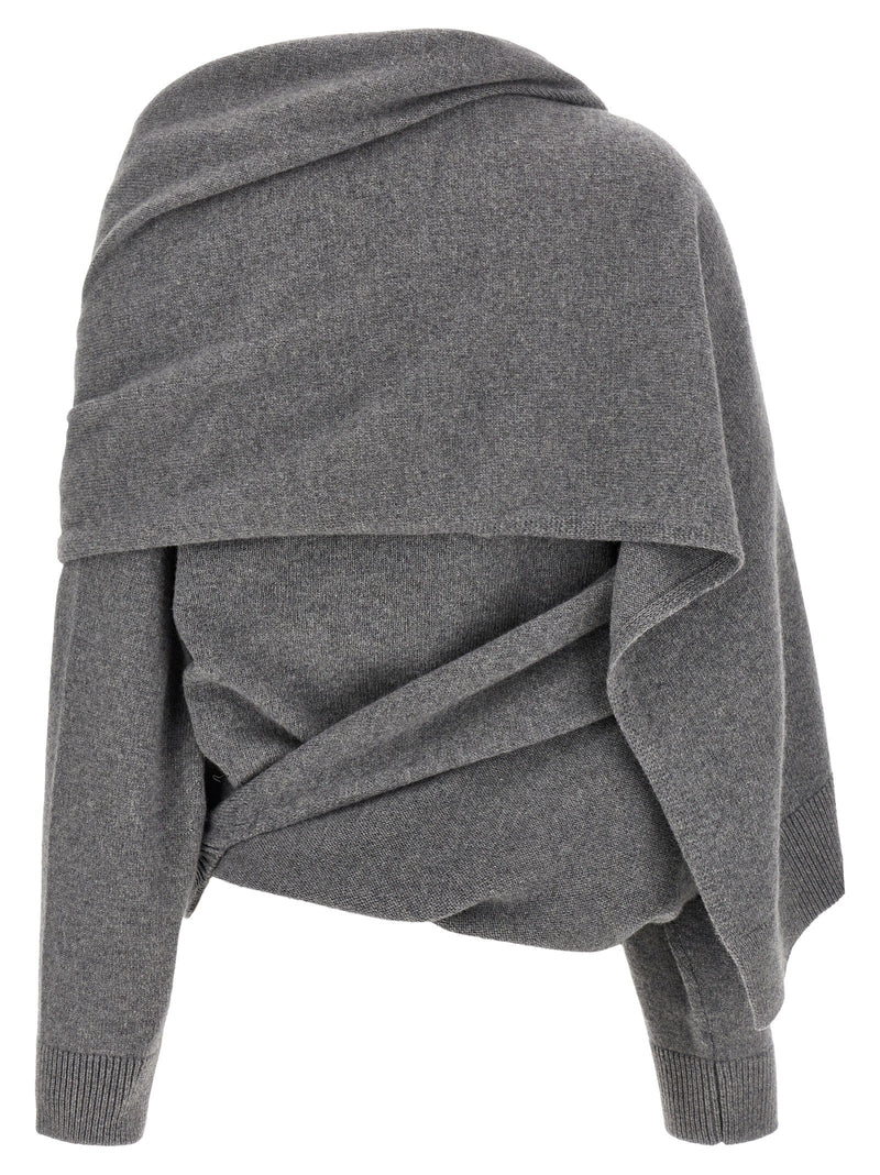 Armarium Alida Gray Wool and Cashmere Cardigan
