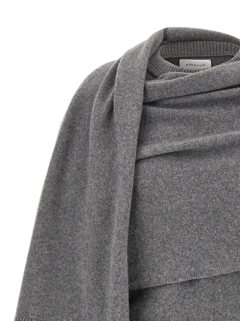 Armarium Alida Gray Wool and Cashmere Cardigan