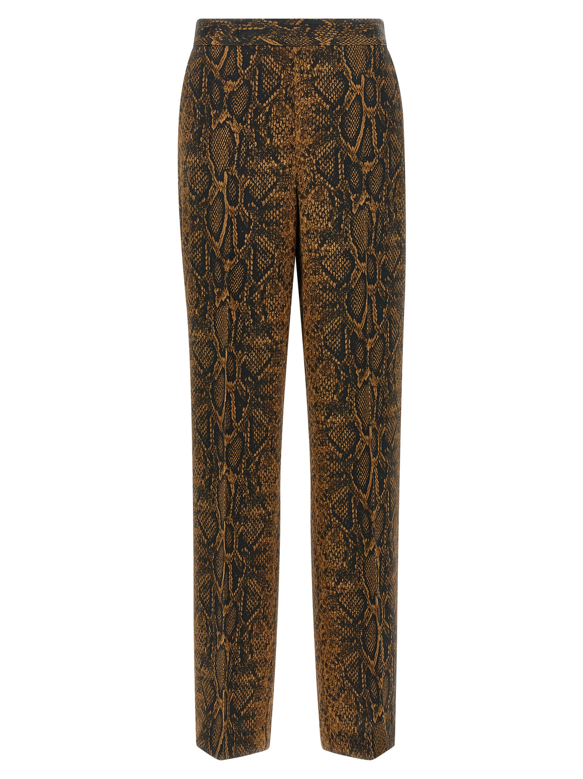 Twinset Brown Viscose Casual Pants