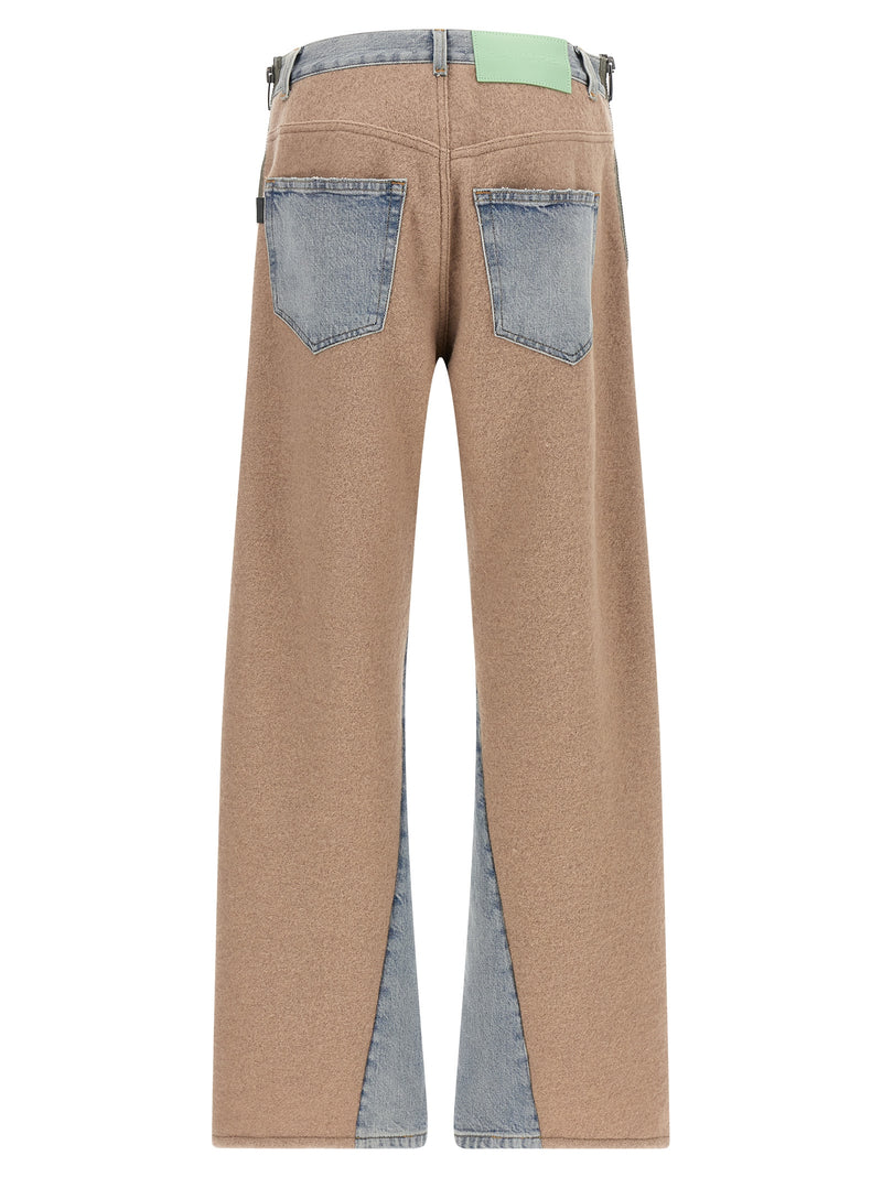 Haikure Bonnie Multicolor Cotton Straight-Leg Jeans