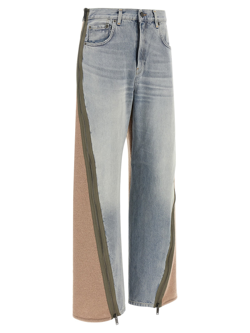 Haikure Bonnie Multicolor Cotton Straight-Leg Jeans