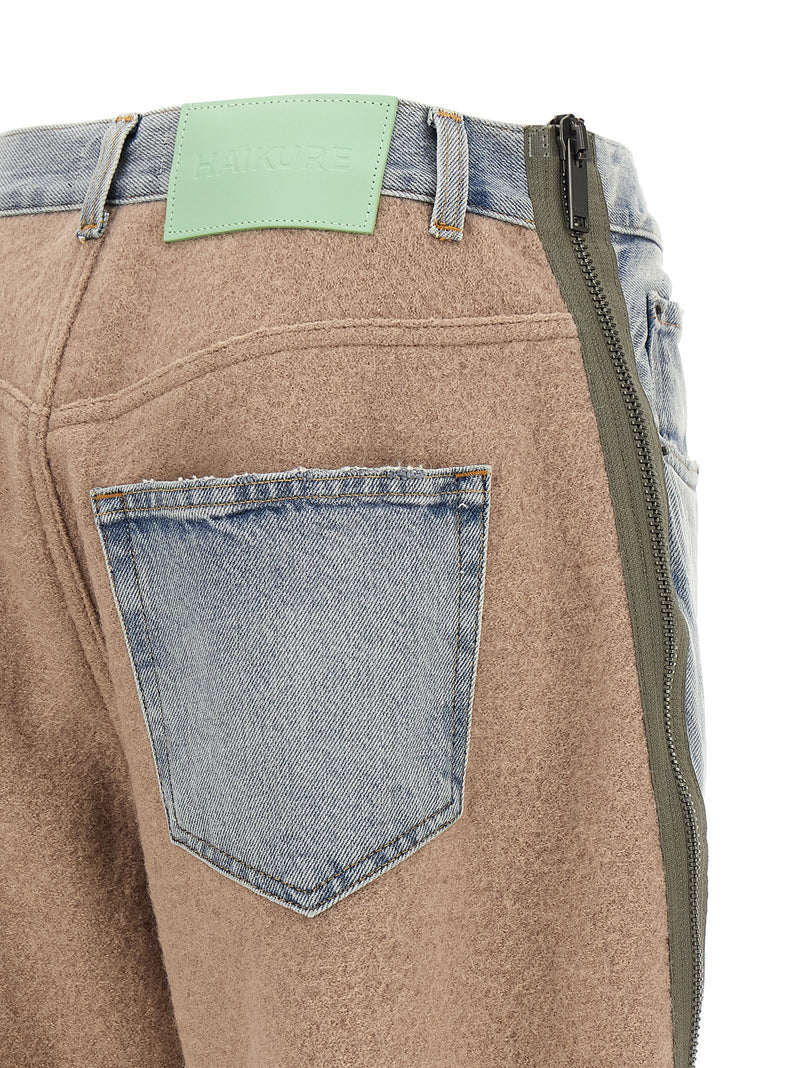 Haikure Bonnie Multicolor Cotton Straight-Leg Jeans