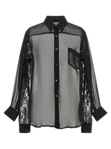 Comme Des Garçons Black Polyester Blouse