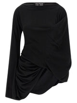 Junya Watanabe Black Wool Blouse