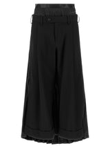 Junya Watanabe Black Wool Casual Pants