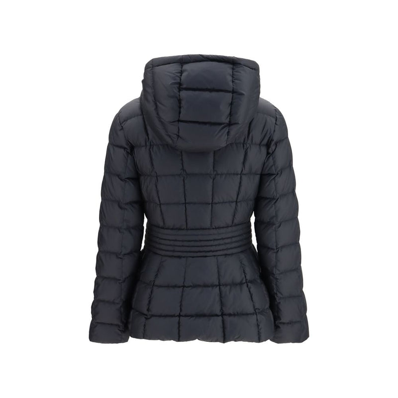 Moncler Engoulevent Black Polyester Full-Length Jacket