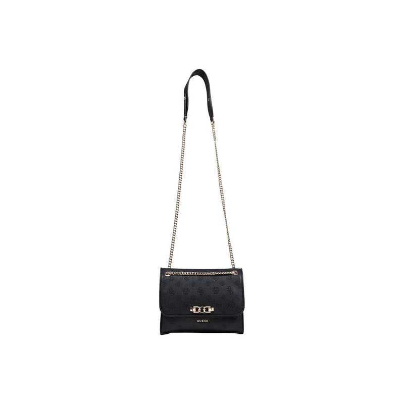 Guess Anise Convertible Xbody Flap Handbag - Black