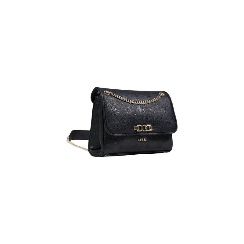 Guess Anise Convertible Xbody Flap Handbag - Black