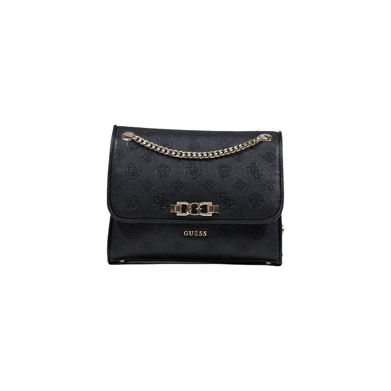 Guess Anise Convertible Xbody Flap Handbag - Black